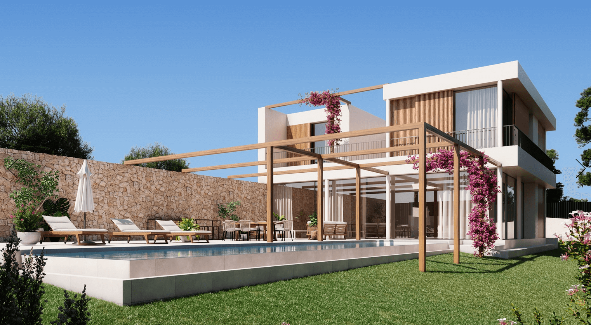 Brand new villas with private pool, garden and terraces Brand new villas with private pool, garden and terraces